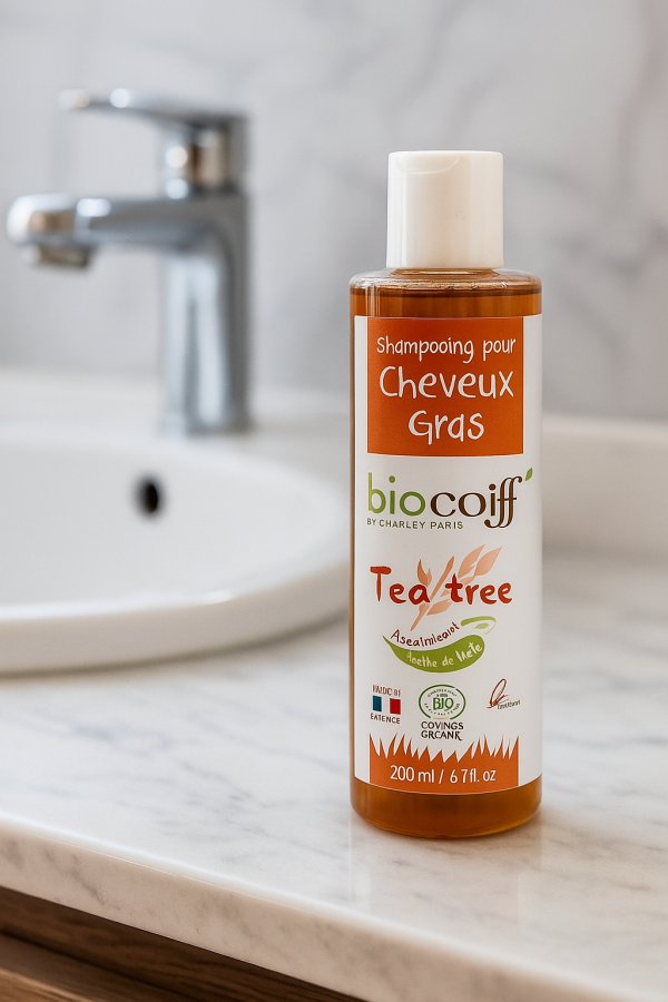 Shampoing Tea Tree Bio – Cheveux Gras – Image 2