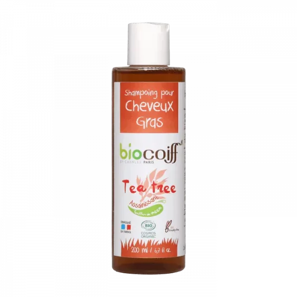 Shampoing Tea Tree Bio – Cheveux Gras – Image 3